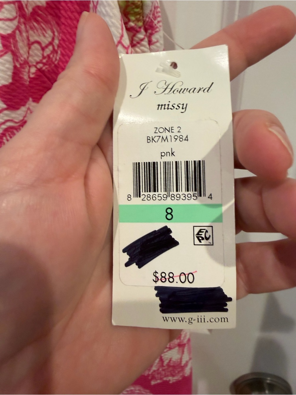 NWT J Howard Sleeveless Floral Dress Size 8 - Picture 4 of 16